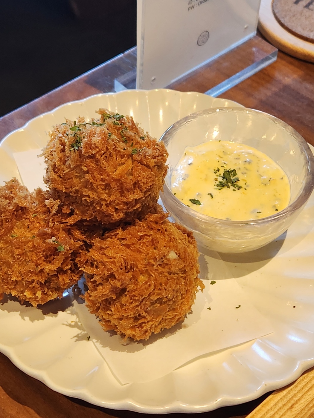 Truffle Menchi-Katsu of Oroat Robata at Gongdeok, Mapo-gu