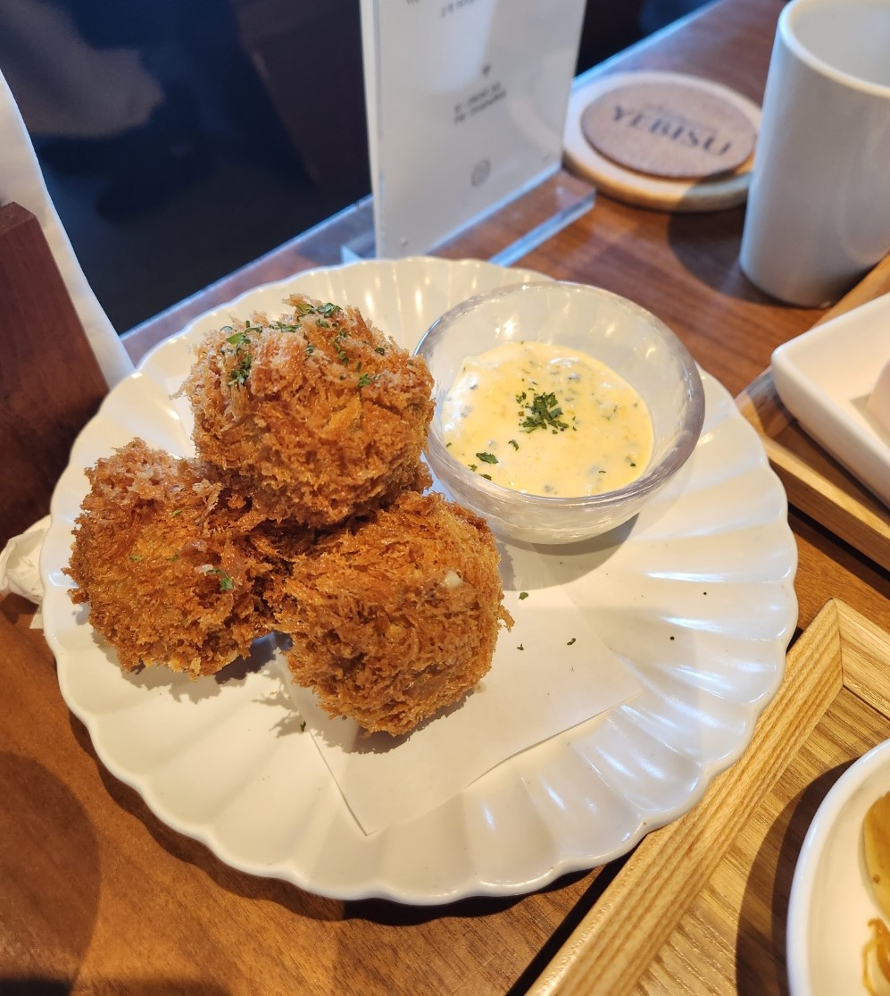 Truffle Menchi-katsu of Oroat Robata at Gongdeok, Mapo-gu