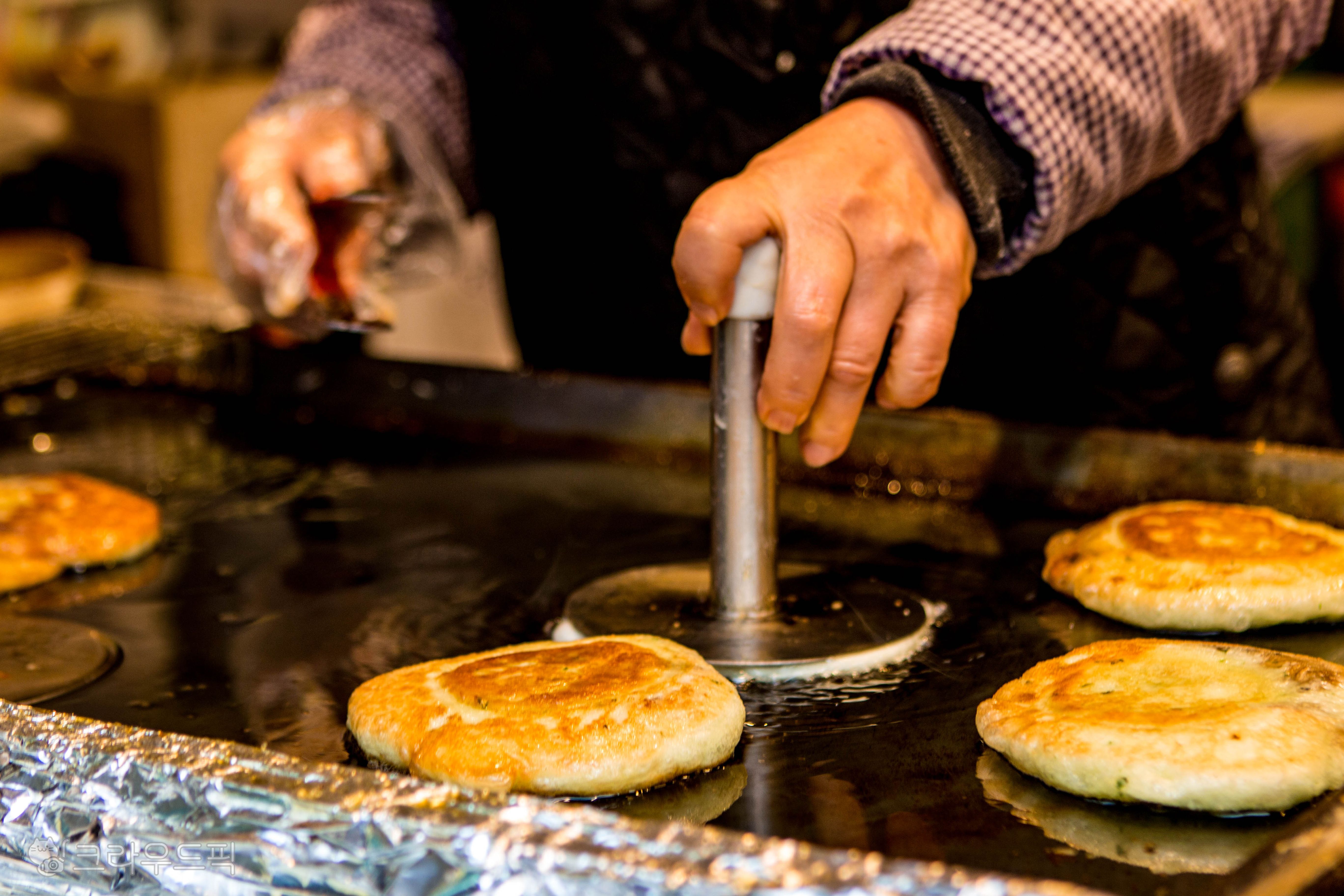 Hotteok, 호떡, korean winter snack