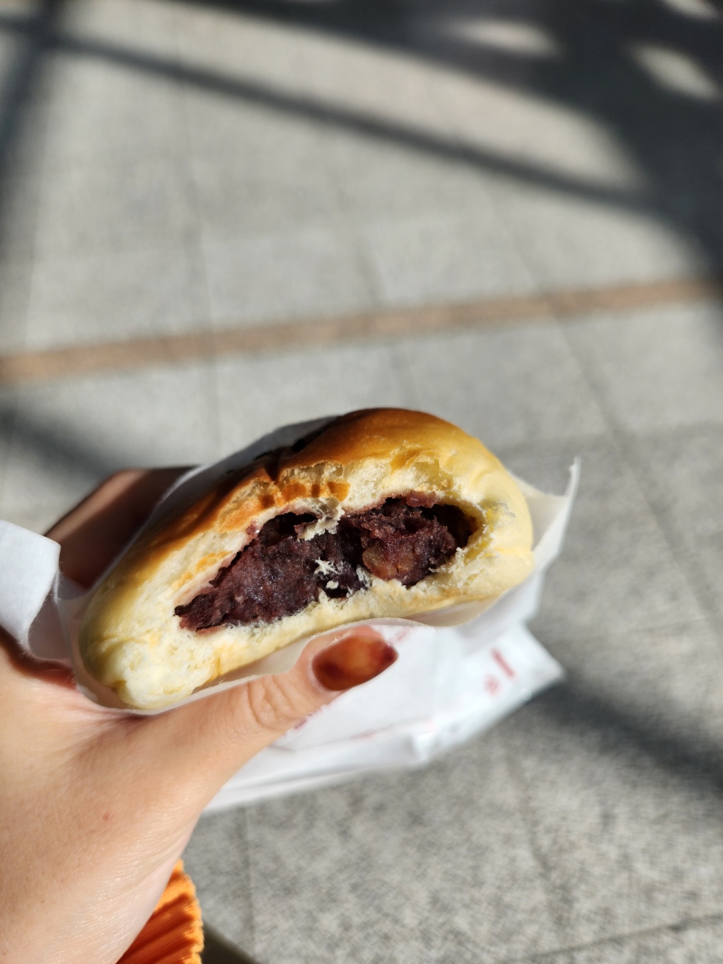 Dan pat bbang of Seoul Sweets at Seoul station