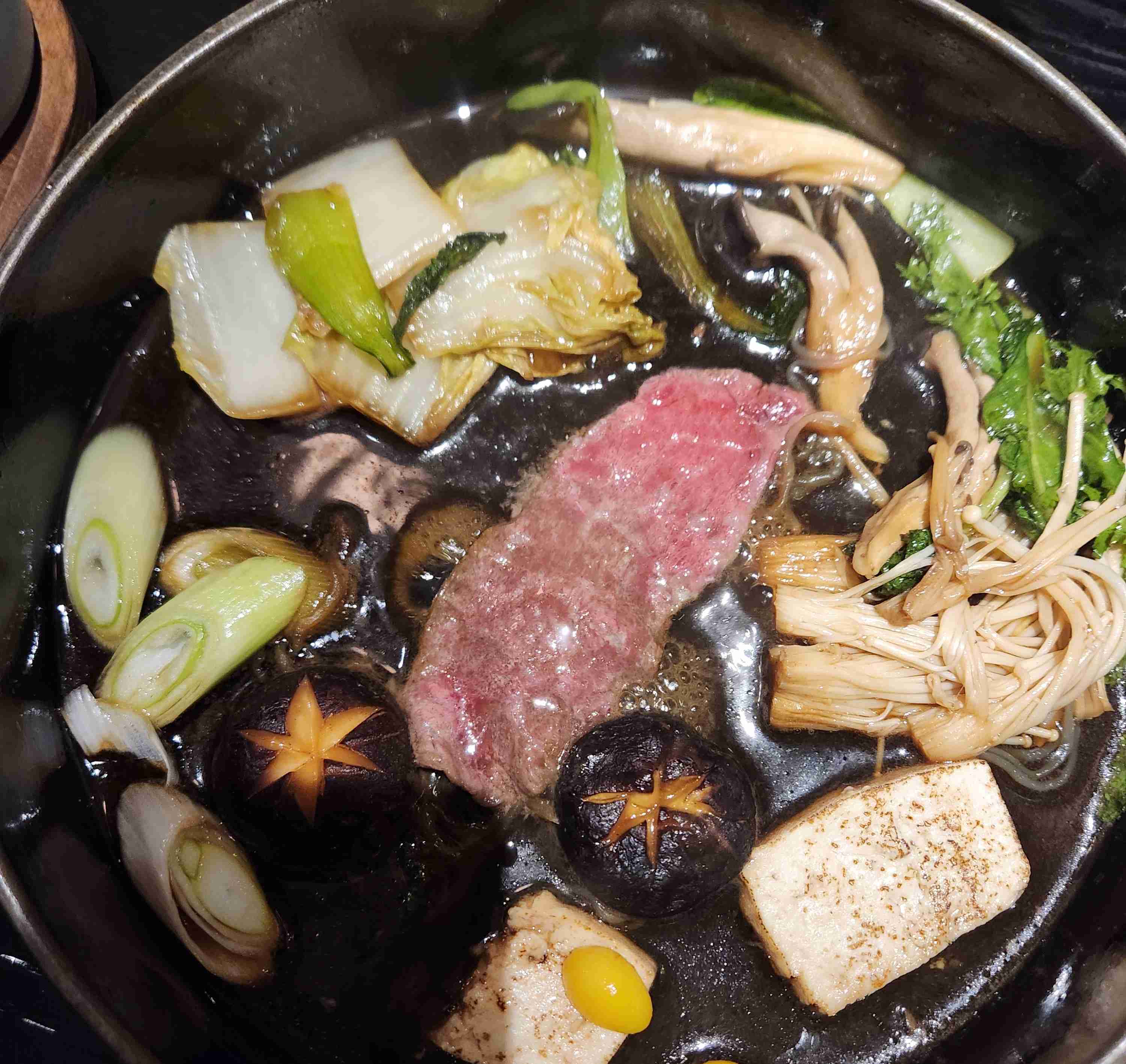 Sukiyaki of Sukidang at Daeheung, Mapo-gu